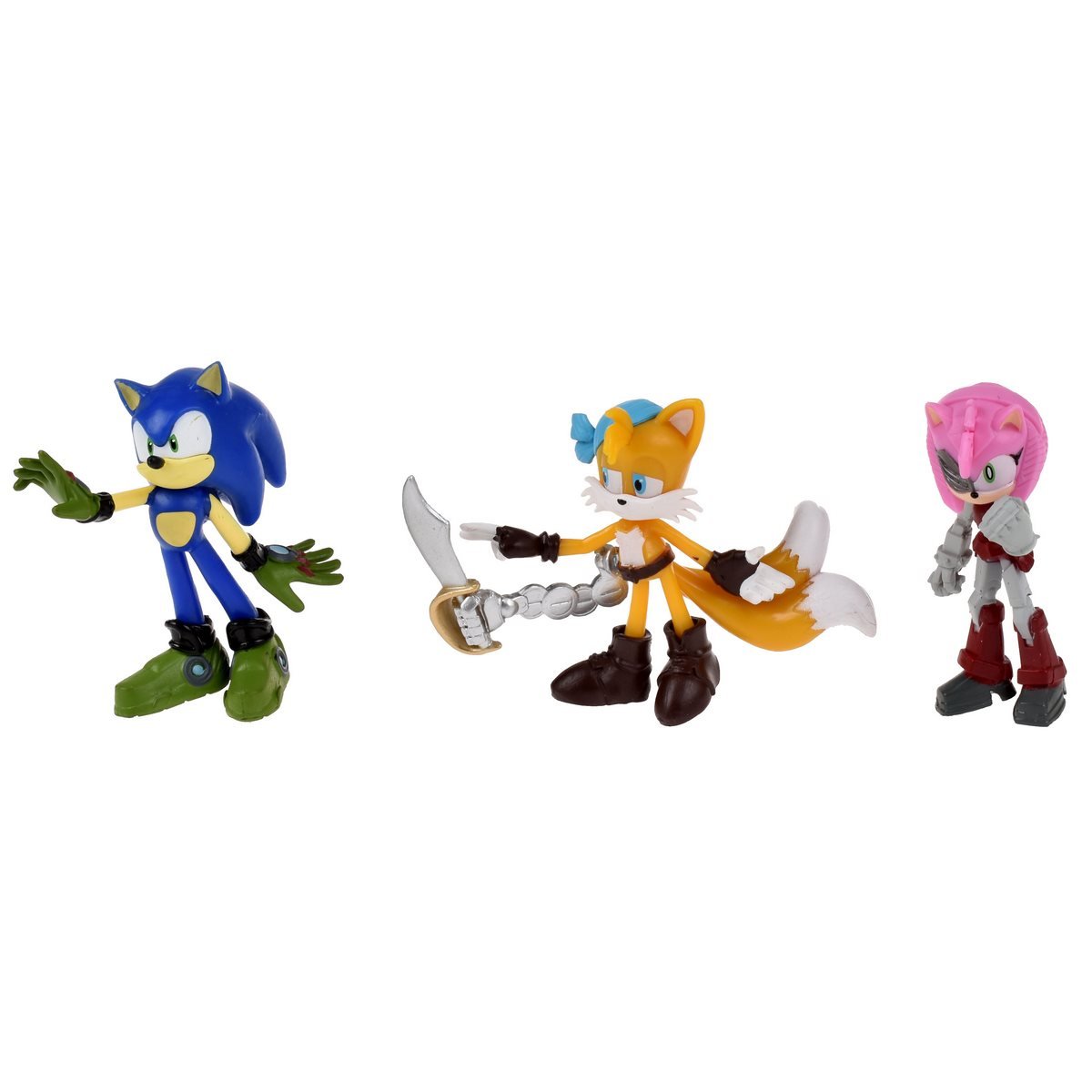 Pack 3 Figuras Sonic De 7 Cms - Pack-2 Tails Pirata